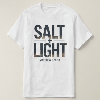 Camiseta "SALT + LIGHT Cristão – Mateus 5:13