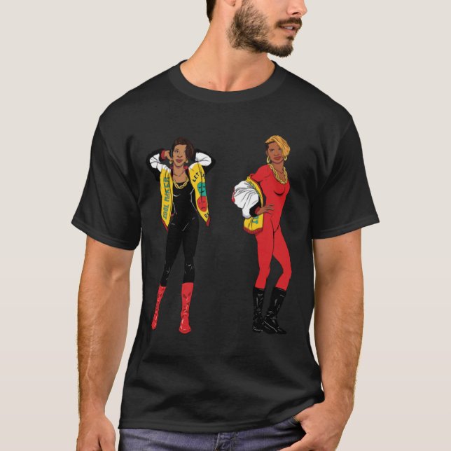 Camiseta Salt n Pepa Black Women Hip Hop 1985 (Frente)