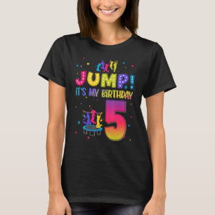 Camiseta Salta O Meu 5 de Aniversário Festa de Matança de A