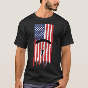 Camiseta Saltador Americano de Paraquedas Esportes Radicais