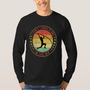 Camiseta Saltador de Vara Não Posso Tenho Planos No Ar