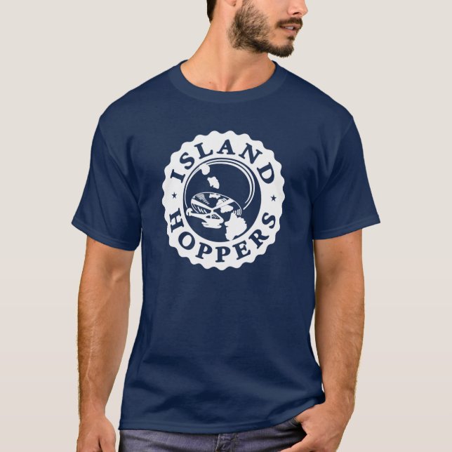 Camiseta Saltadores de Ilha Vistos em Magnum PI (Frente)