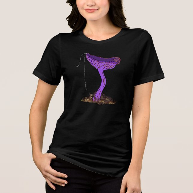 Camiseta Saltando de Paraquedas com Cogumelo Deceiver Âmbar (Frente)
