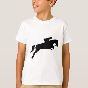 Camiseta Saltando Galopando Cavalo Corrente