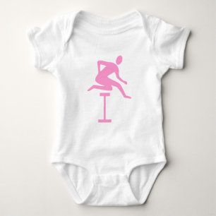 Camiseta Saltando obstáculos - Rosa