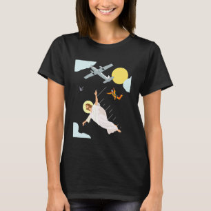 Camiseta Saltar de Paraquedas Jesus, Paraquedas, Esportes R