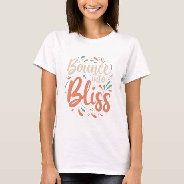 Camiseta Saltar para a felicidade (Frente)