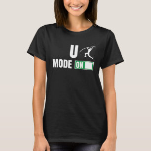 Camiseta Salto com Vara para Barra de Atletismo de Alta Sal