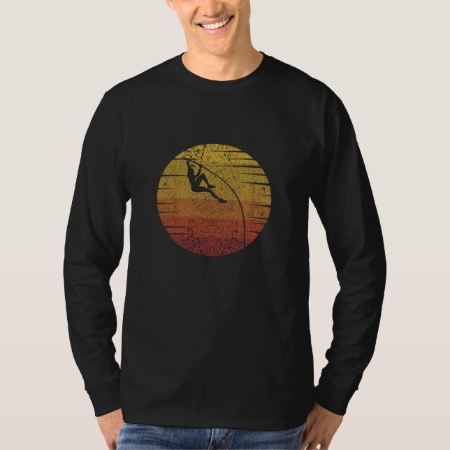 Camiseta Salto com Vara Retro (Frente)