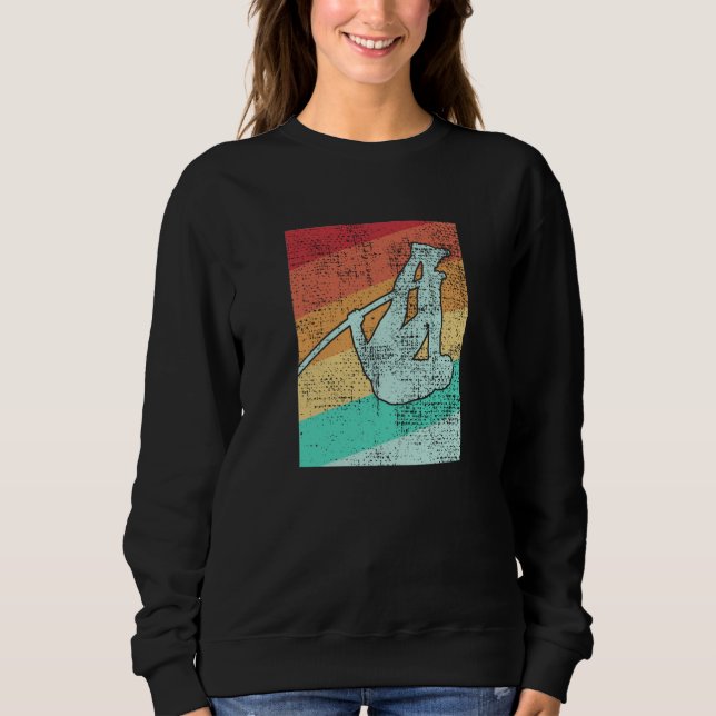 Camiseta Salto com Vara Vintage Retro (Frente)