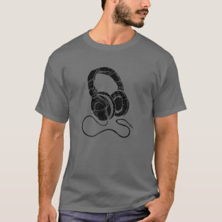 Camiseta Salto De Anca Sobre Fones de ouvido De Ouvido Rua 