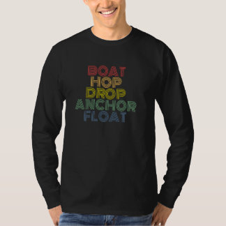 Camiseta Salto De Barco Largando Âncora Flutuante Retro Vib
