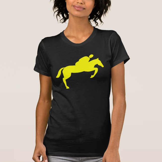 Camiseta Salto de Cavalo - Amarelo (Frente)