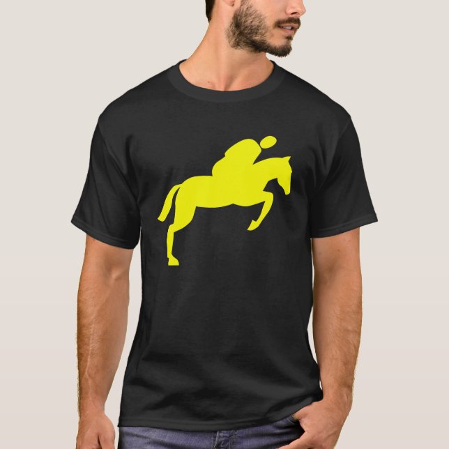 Camiseta Salto de Cavalo - Amarelo (Frente)