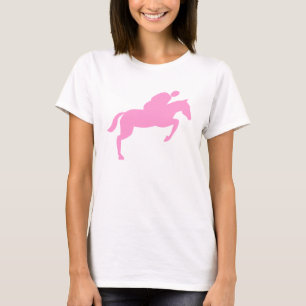 Camiseta Salto de Cavalo - Rosa