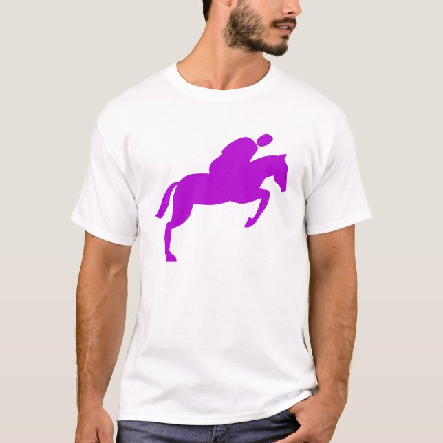 Camiseta Salto de Cavalo - Roxo (Frente)