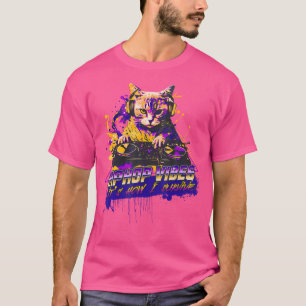 Camiseta Salto De Hip Vibes Antiga Escola Salto 80S 90S Gra