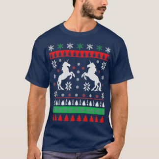 Camiseta Salto de Natal Feio do Unicorn