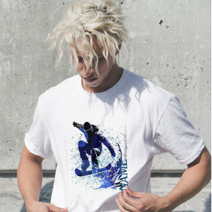 Camiseta Salto de neve no inverno extremo esportes legal gr