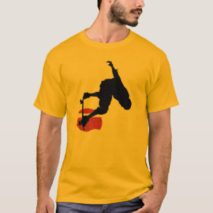 Camiseta salto de skate