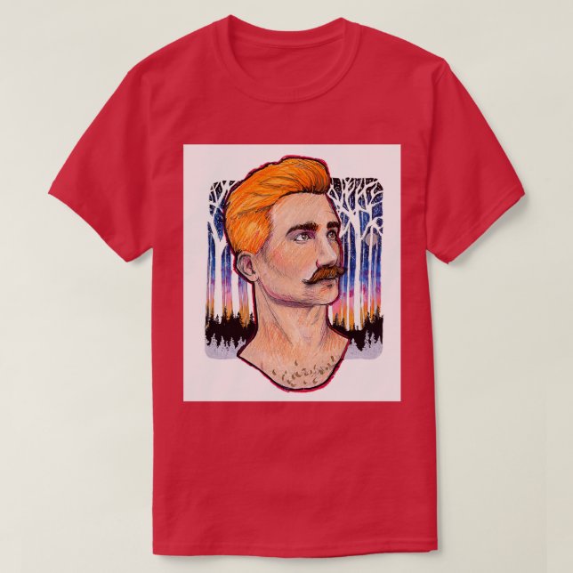 Camiseta Salto do bigode (Frente do Design)