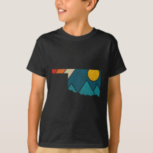 Camiseta Salto do Estado de Oklahoma Vintage monta orgulho 