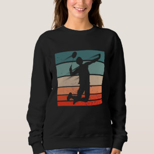 Camiseta Salto do Jogador de Badminton