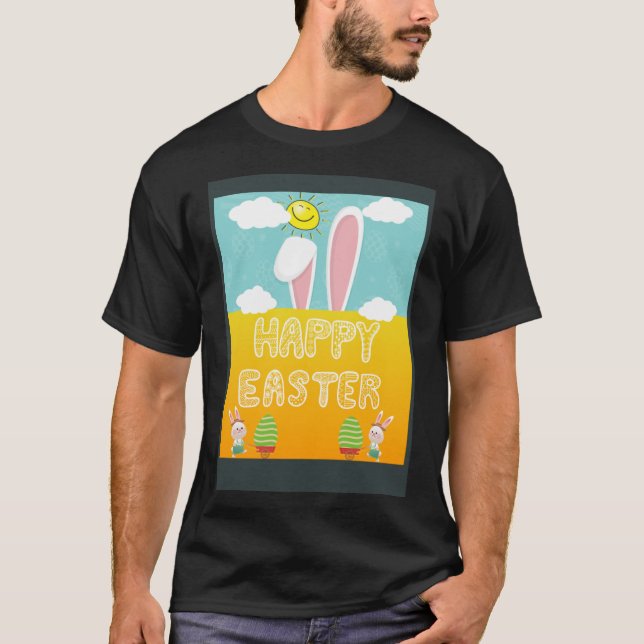 Camiseta Salto em Primavera com nosso Ovo citando Coelho pa (Frente)
