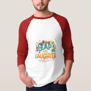 Camiseta Salto em Risos: Abraça a Alegria