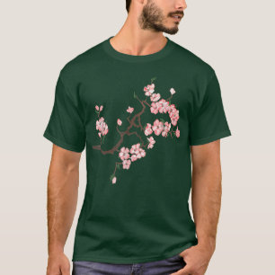 Camiseta Salto-flor de Sakura Cherry