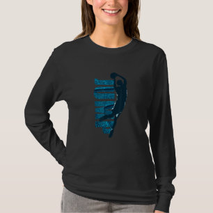 Camiseta Salto legal da Estação de Basquete