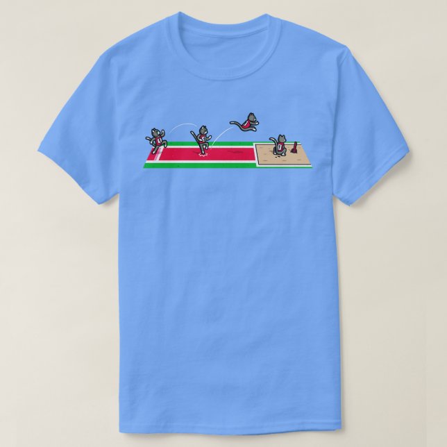 Camiseta Salto Triplo Felino (Frente do Design)