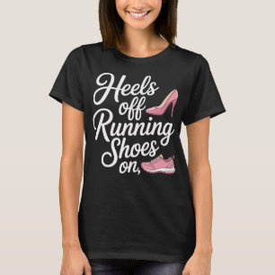 Camiseta Saltos Altos Tênis de Corrida Calçado Corredor Die