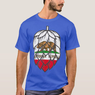 Camiseta Saltos de cerveja Artesanato do Estado da Califórn