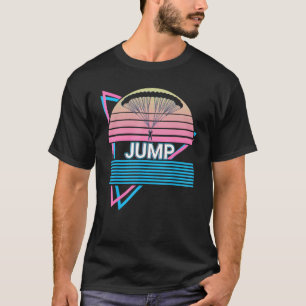 Camiseta Saltos de Paraquedas Paraquedismo Retro