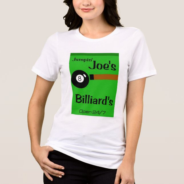 Camiseta Saltos do Joe's Bilhar (Frente)