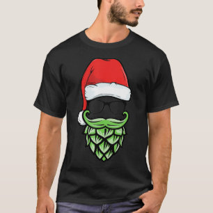 Camiseta Saltos Papais noeis de barba Hipsteres de Natal