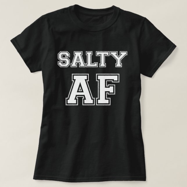 CAMISETA SALTY AF (Frente do Design)