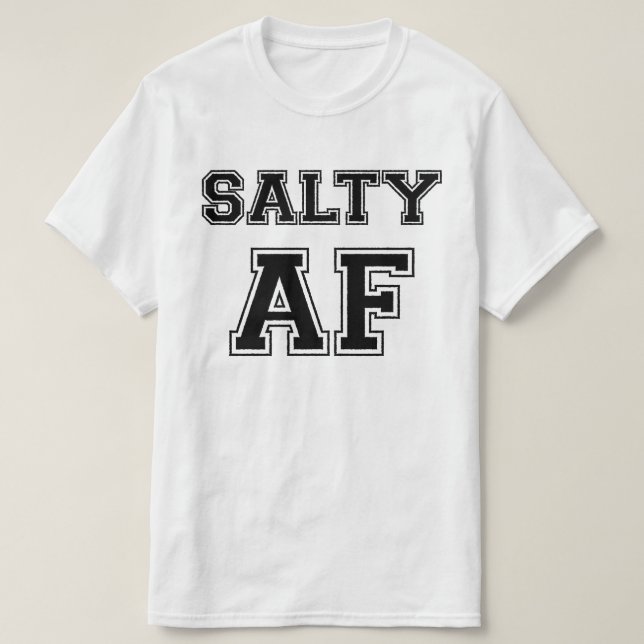 CAMISETA SALTY AF (Frente do Design)