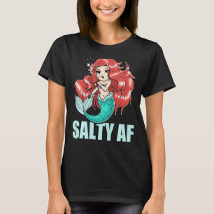 Camiseta Salty Af Adulto Smismaid Atitude Mulheres