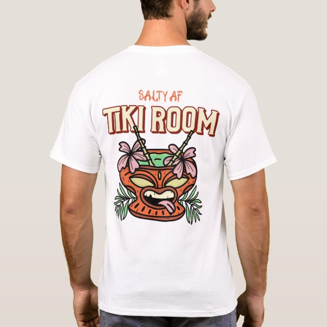Camiseta Salty AF Tiki Room (Verso)