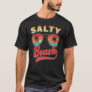 Camiseta Salty Beach Retro Vacting Summer Cote Women