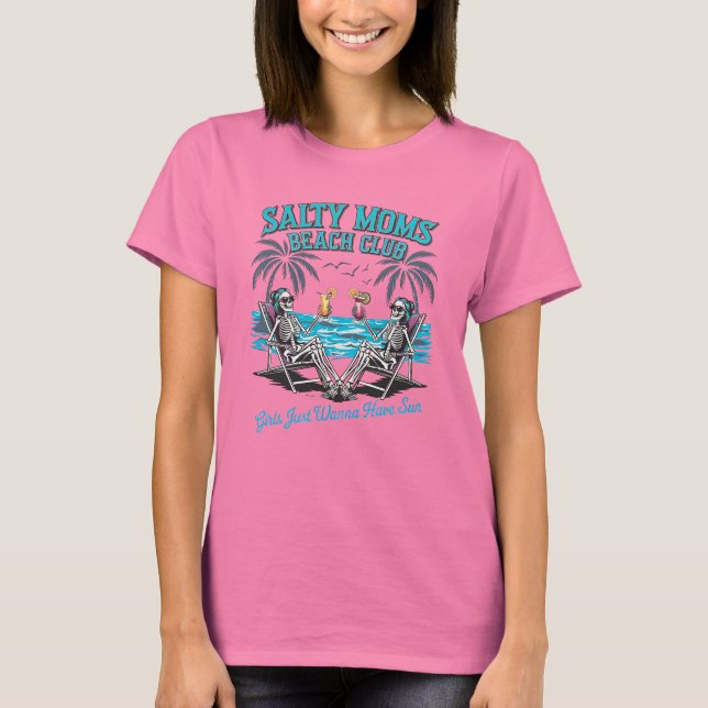 Camiseta Salty Mães Beach Club (Frente)