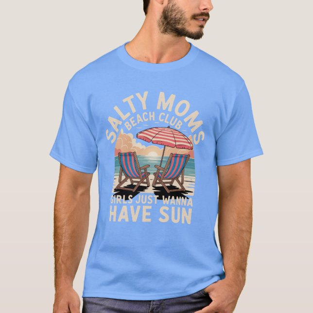 Camiseta Salty Mães Beach Club (Frente)