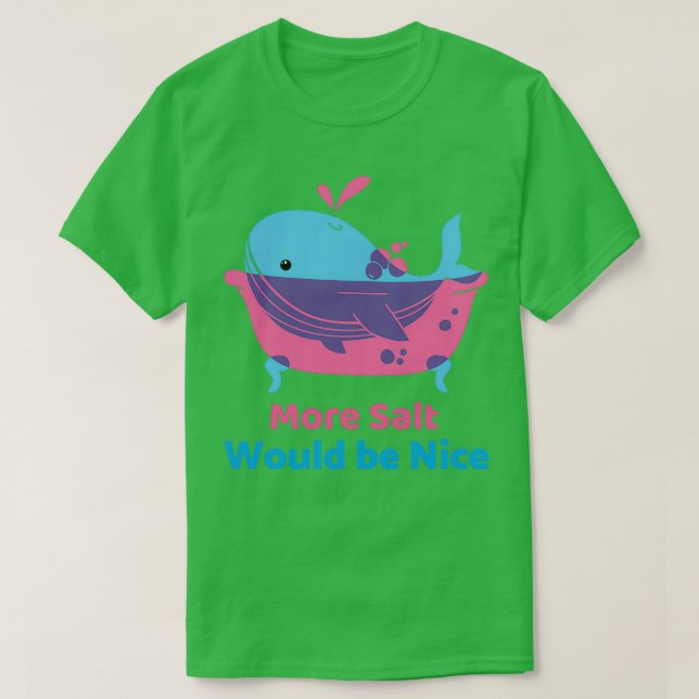 Camiseta Salty Whale (Frente do Design)
