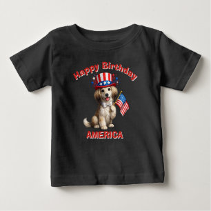 Camiseta Saluki (2aa) Patriótico Kid