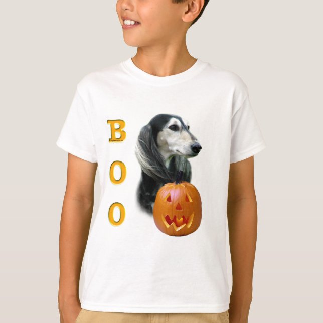 Camiseta Saluki Boo (Frente)