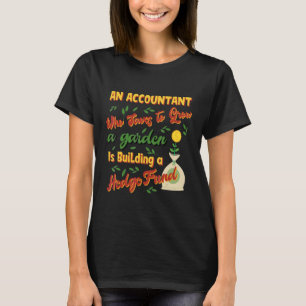 Camiseta Salva Para Crescer O Jardim Construindo Uma Conta