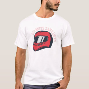 Camiseta Salva-vidas de Biker: Orgulho de Capacetes