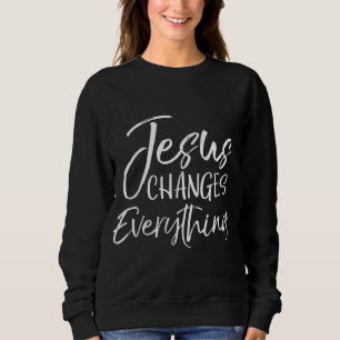 Camiseta Salvação Cristã Batismo Presente Jesus Muda Eve